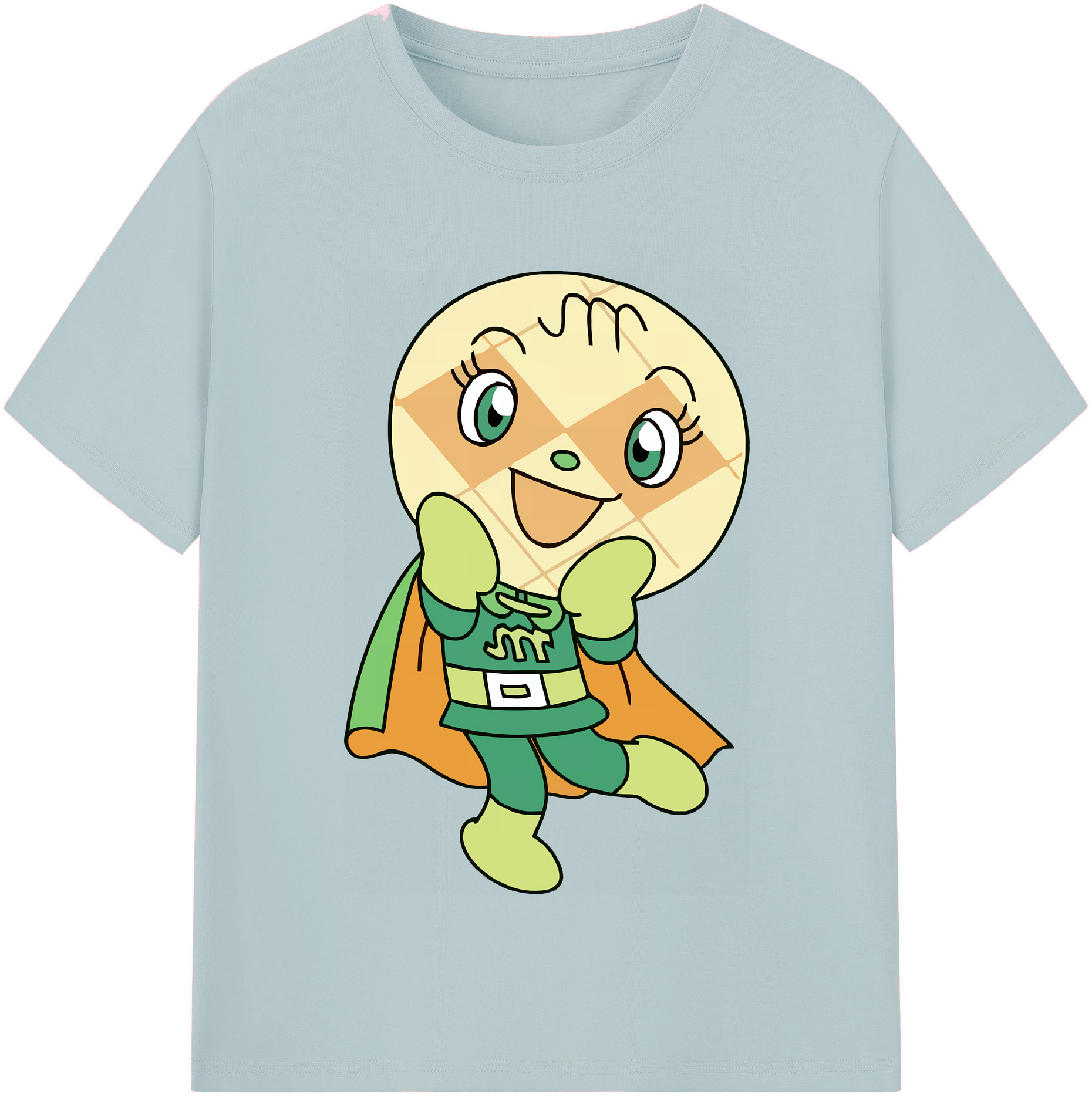 （画像用） アンパンマン Anpanman 綿100％半袖Tシャツ（フロントプリント）